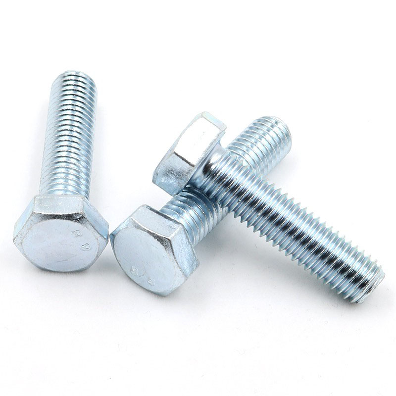 8.8级镀锌外六角螺丝 外六角螺栓 全牙外六角螺丝M4M5M6M8M10-M30