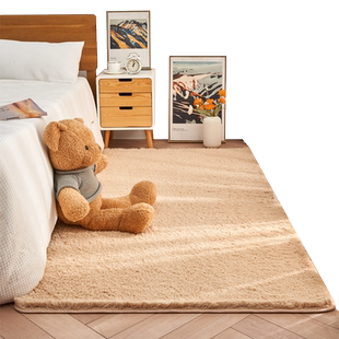 新款卧室床边地毯加厚毛绒榻榻米地垫飘窗垫客厅房间宿舍定制冬季