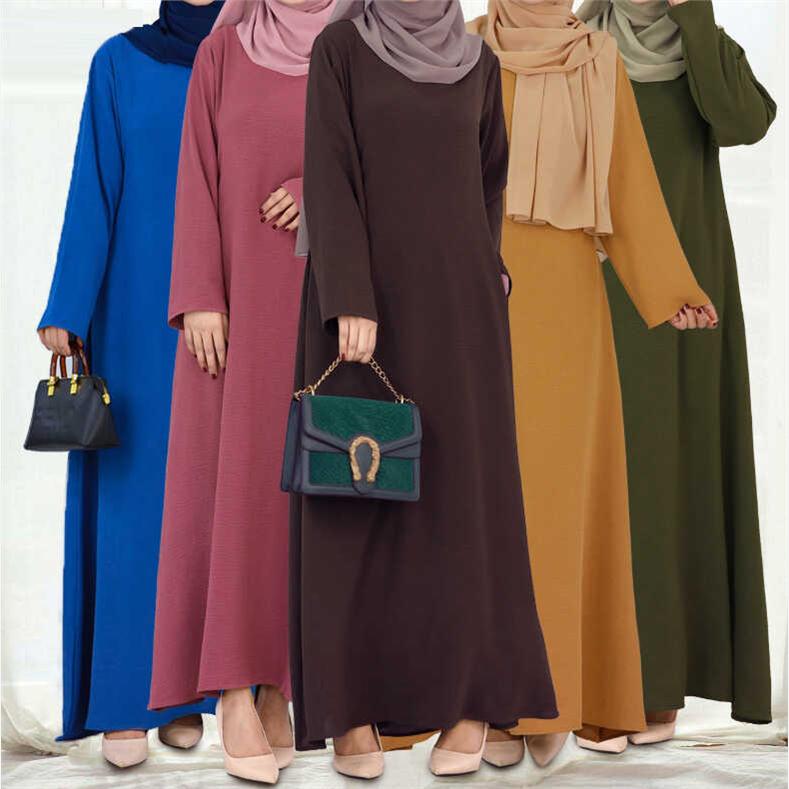 阿拉伯沙特中东迪拜土耳其多色大码女装连衣裙Dubai Women Dress