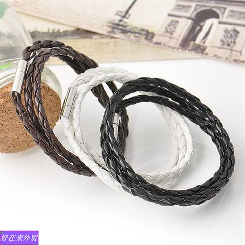 Men's Multilayer Braided Bracelet simple accessories男手链