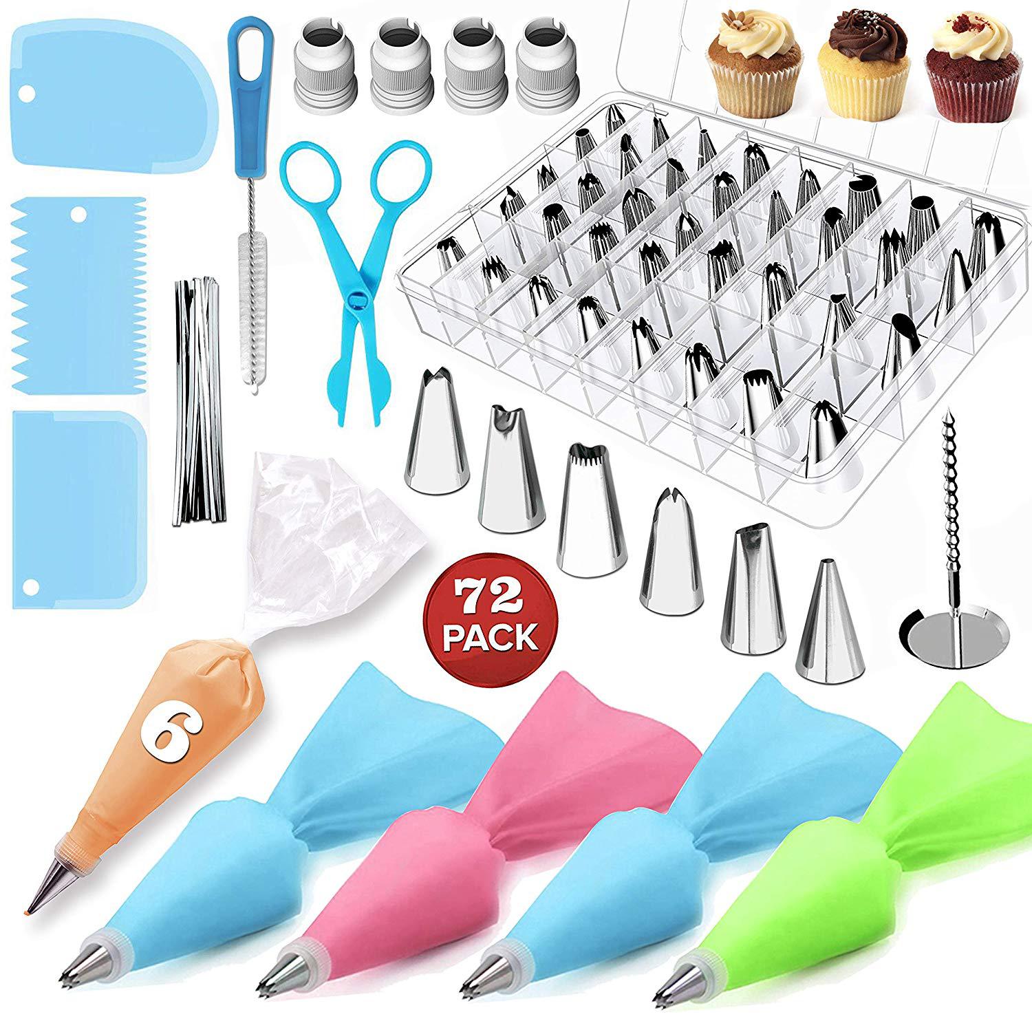 baking Cream Cake Nozzles Pastry Bag scraper烘培裱花嘴袋刮刀