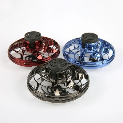 Mini Drone LED UFO Type Flying Helicopter Spinner Fingertip