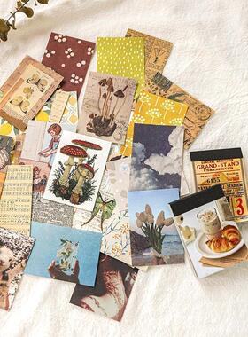 100 Sheets Vintage Scrapbooking Materials Sticker Set Set