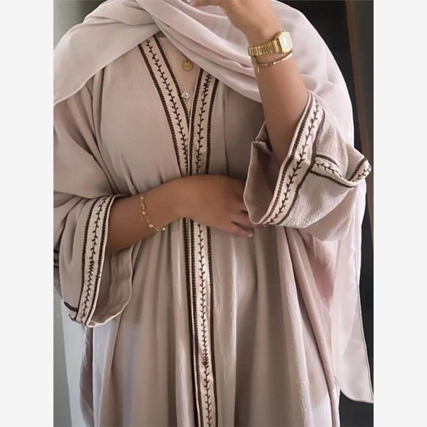 土耳其连衣裙开衫长袍女 Arab women long robe caftan