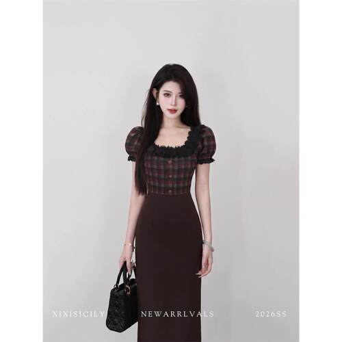 连衣裙2026夏季新款女法