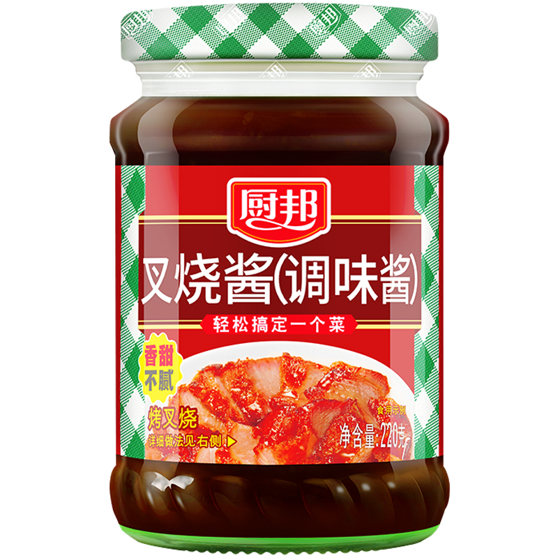 厨邦叉烧酱220g*4瓶闷煮炒菜调料