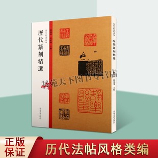 正版 历代法帖风格类编 历代篆刻精选 秦汉玺印章篆刻艺术章法刀法篆法技法研究印谱印存鉴赏书籍 河南美术出版社图书