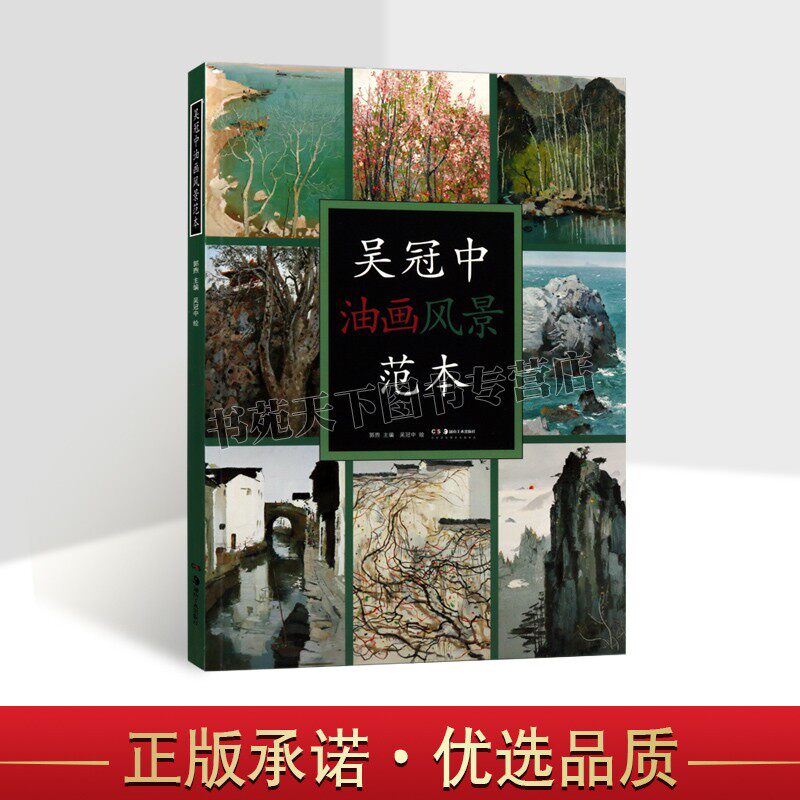 正版 吴冠中油画风景范本 吴冠中 著 画画入门自学零基础教程书教材 绘画书籍手绘画册画集美术艺术 湖南美术出版社图书