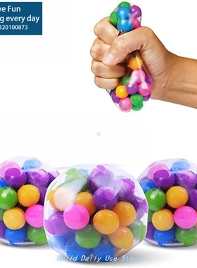 1/3pCS CleAr StreSS BAllS Colorful BAll AutiSM Mood Squeeze