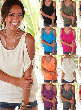 New women casual summer bat sleeve tshirts ladly blouse 11色