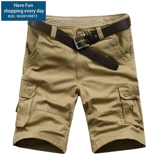 Army Cargo Shorts男工装 Men& Bermuda 39;s Casual Summer Work
