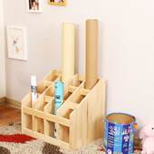 幼儿园蒙氏教具工作毯柜架子蒙台梭利家具新西兰松实木儿童收纳架