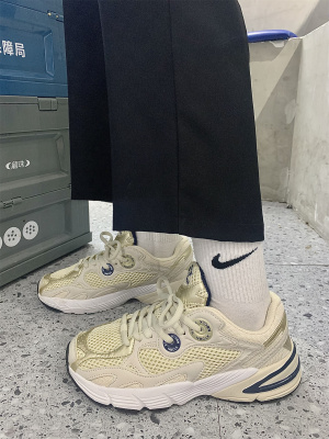 AJMUR韩版厚底圆头老爹鞋透气