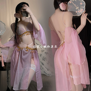苏小晚 纣王的快乐~ 纯欲异域风情敦煌飞天舞蹈制服性感古风汉服