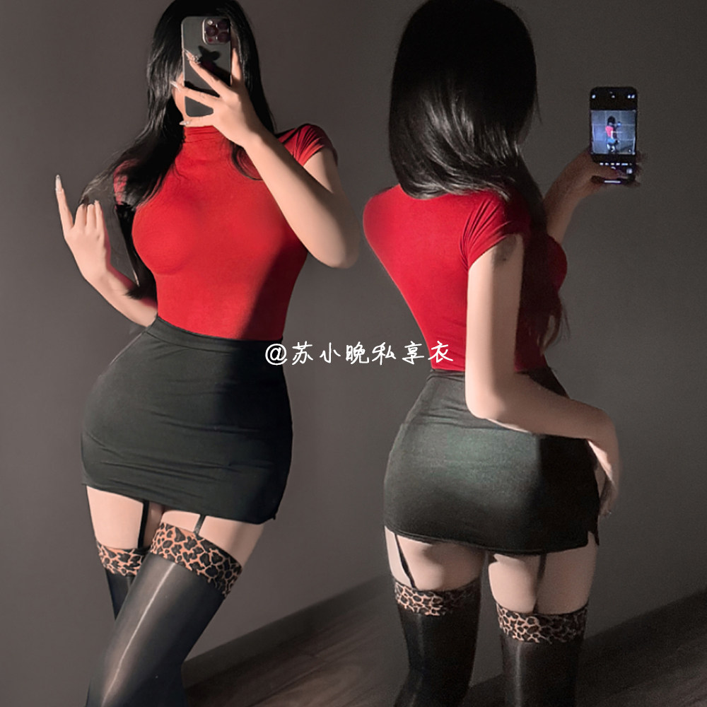 苏小晚 磨人小秘书~性感女秘书制服套装夜店辣妹紧身包臀裙诱惑