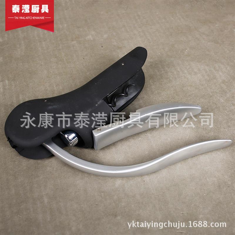 不锈钢红酒开瓶器套装 彩盒装3件套酒具 鹅头华丽开瓶器启瓶器