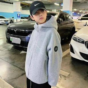 三好童装 男童s加密双面摇粒绒外套P儿童保暖外套儿 服饰202j5冬装