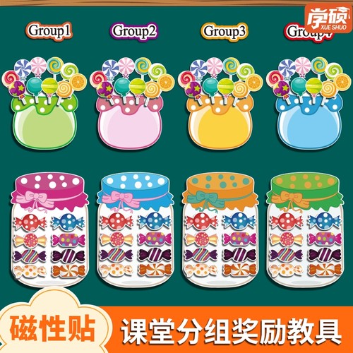 糖果水果磁性小组PK奖励机制