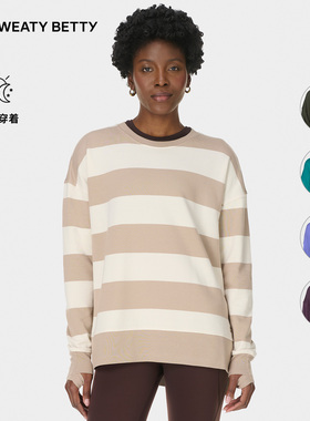 Sweaty Betty After Class棉混纺宽松长款套头卫衣25SB10386