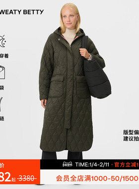 Sweaty Betty On The Move双向拉链连帽派克大衣2025新品SB10400