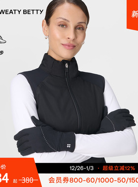 Sweaty Betty Swiftie Pace反光拉绒面料手套女25新品SB10373