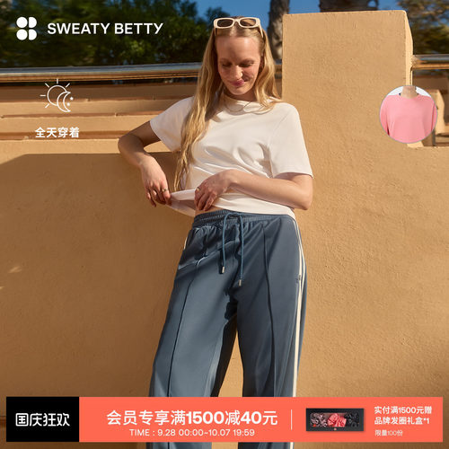 SweatyBetty短款宽松短袖T恤