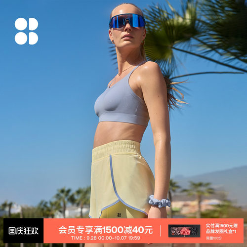 SweatyBetty训练二合一高腰短裤