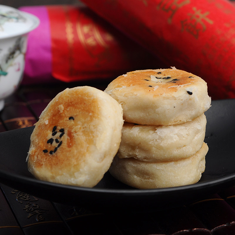 山姆冠广东正宗潮汕特产惠来绿豆饼老式潮州绿豆糕手工酥饼糕点小