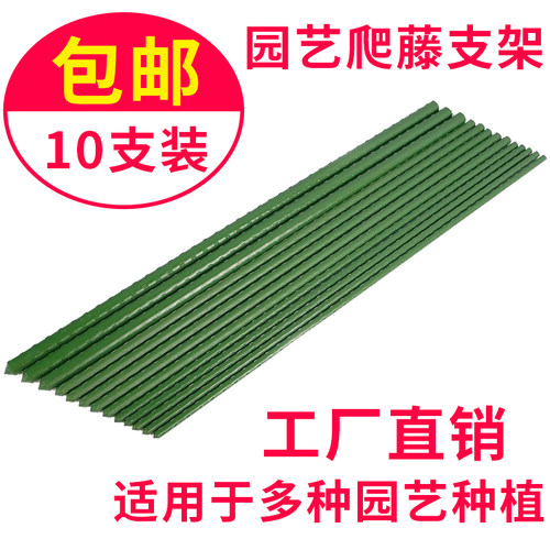户外葡萄爬藤架豆角黄瓜种菜架子包塑钢管花园支架庭院植物支撑杆