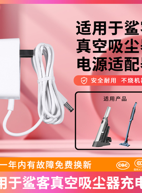适用于Shark鲨客B01真空吸尘器13.3V0.75A充电器22V1200m/DK12-133075A电源适配器接口小头