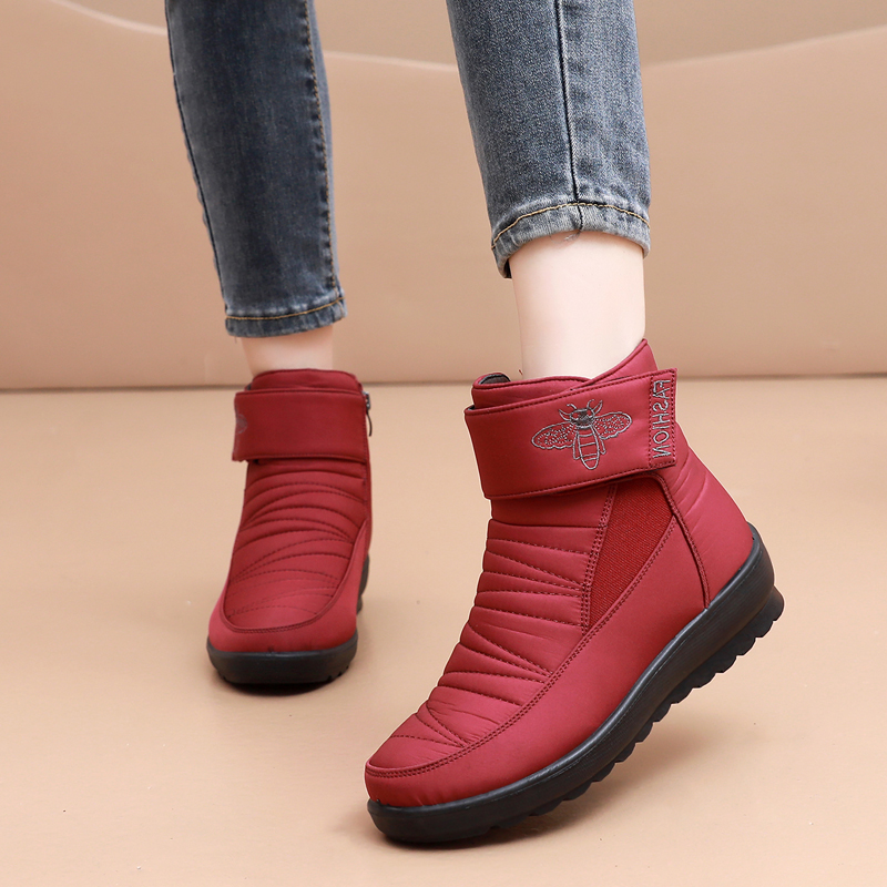 诗耐舒防水雪地靴冬季棉鞋防滑