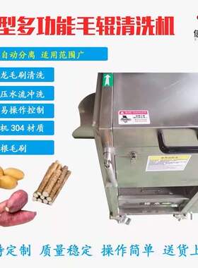 小型厨房土豆去皮清洗机 莲藕人参三七清洗机  木薯萝卜清洗机
