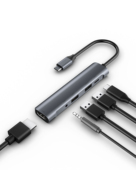 灵吒3暗影拓展坞灵甲含网线口HDMI红魔投屏高刷144hz Typec扩展适用于苹果ipadpro转接3.5mm耳机孔