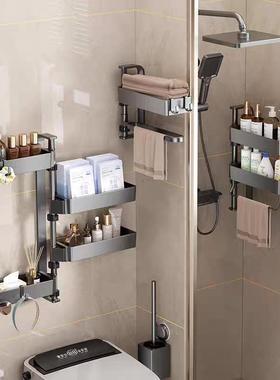 纳厨房调架料浴室卫生间旋转架51762置物免打孔壁挂转角收架子沥