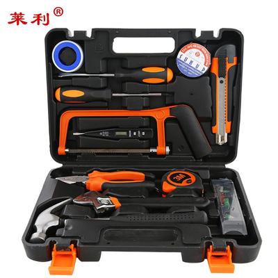 利家用莱五金工具套 家庭维莱利8件修组套手 装动工具箱 礼盒组套