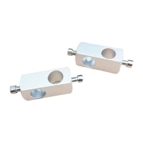 顶丝型光轴十字连接件固定夹锁紧固定块铝合金圆柱连接件支架支座