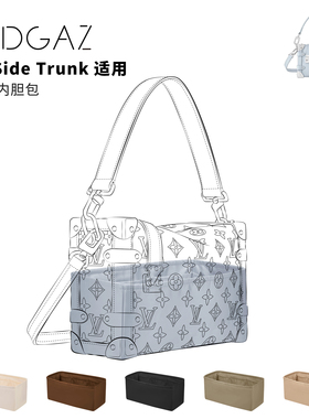 DGAZ全球品牌适用LV Side Trunk软盒子小中大号绸缎内胆包圣杯蓝
