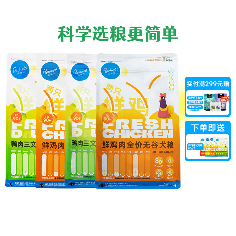 【预售】派膳师PD85/PD90鸭肉梨狗粮缓泪痕幼犬成犬全价狗粮10kg使用感如何?
