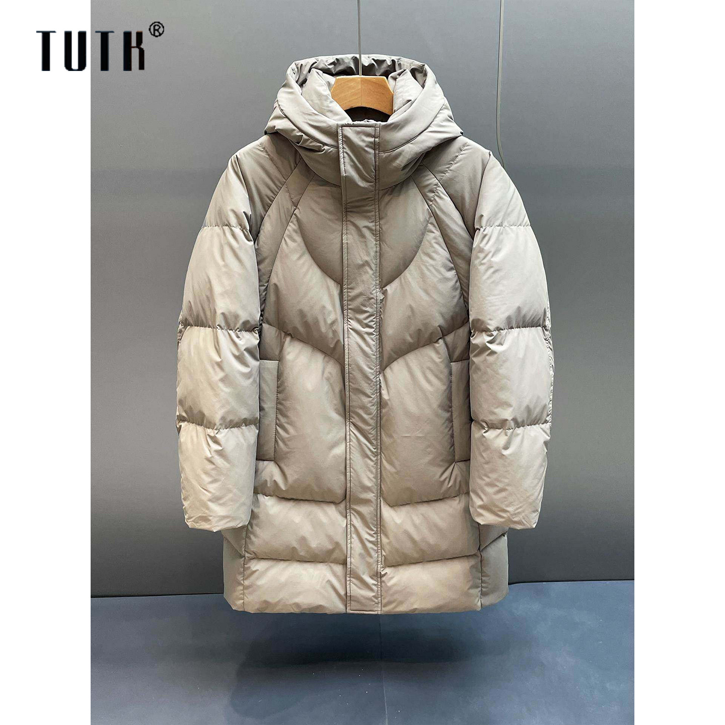 羽绒服男士中长版2026新款冬季潮牌宽松百搭加厚保暖冬装休闲外套