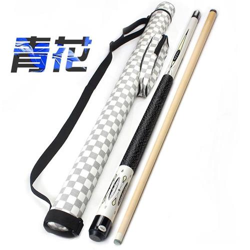 Mycues青花龙纹台球杆小头中头大头斯诺克黑八8九9球11.5桌球杆套