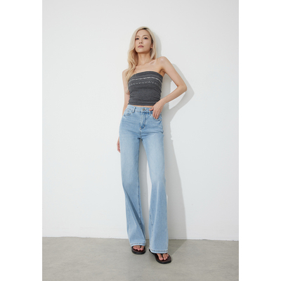 RUGOSAM微喇长裤高腰显瘦