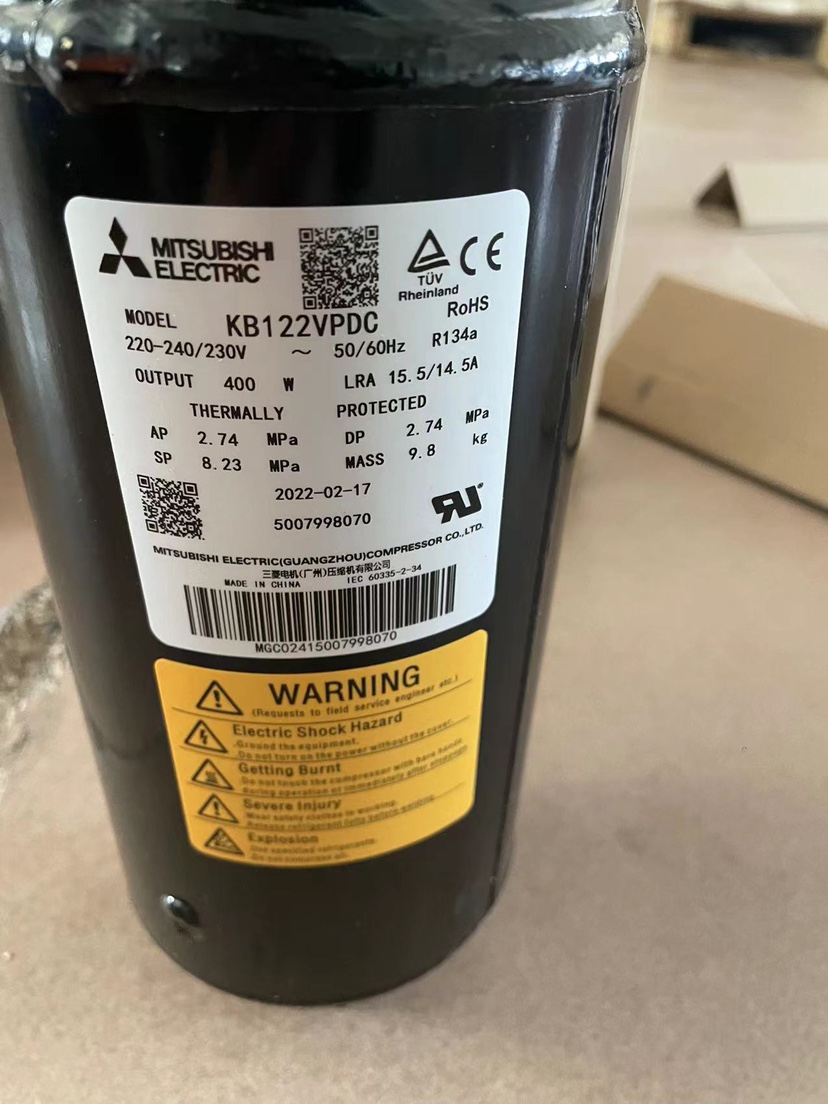 KB122VPD KB134BPD KB092VND全新原装三菱制冷设备压缩机 R134A
