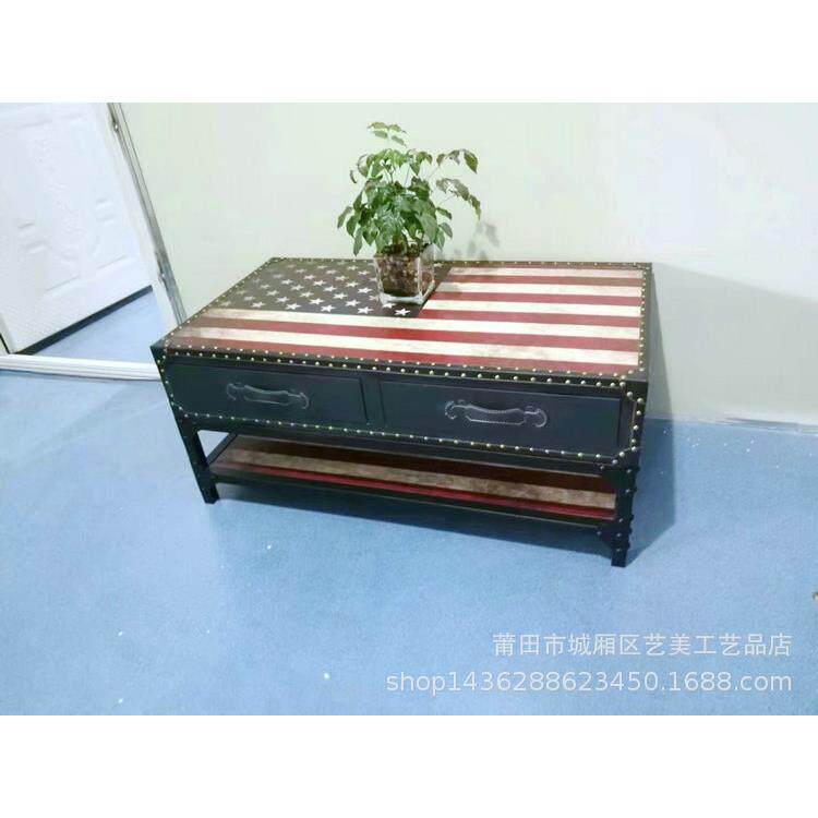 欧式客厅工业风茶几小户型简约现代迷你铁架简易休闲场所茶桌