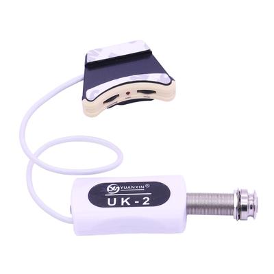 UK-2尤克里里音孔拾音器小四弦Ukulele拾音器带麦克风功能批