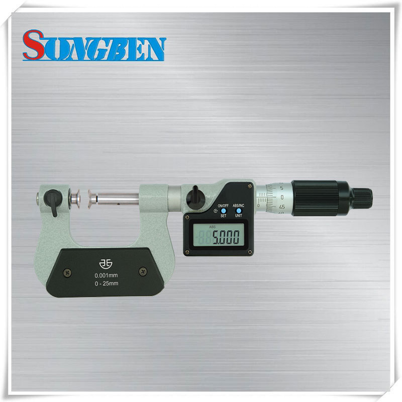 青量数显多功能千分尺直进式100-125mm外径千分尺293-55-410