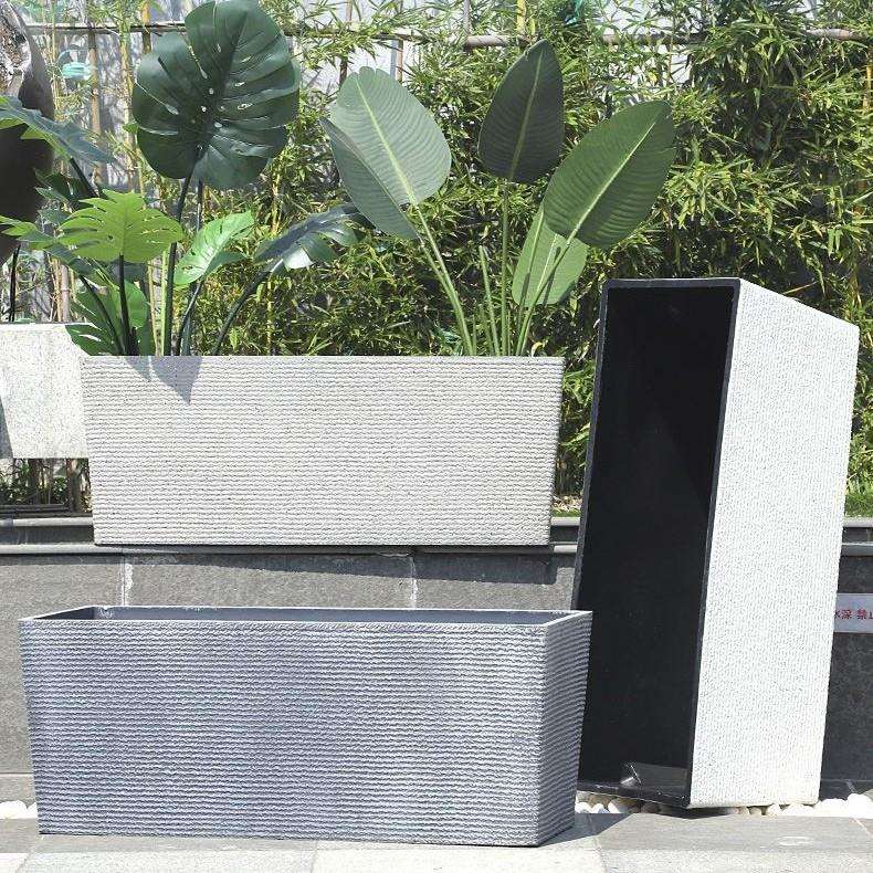 长方形户外超大花箱塑料种植槽庭院马槽盆阳台特大号加厚花盆槽