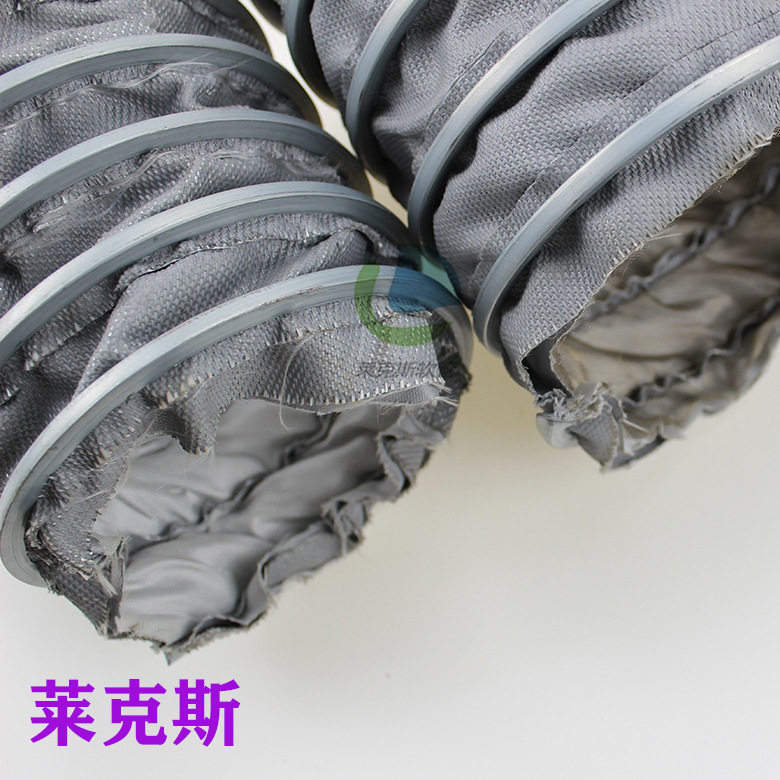 耐高温软管 耐900度高温通风排气软管防火阻燃伸缩式风管