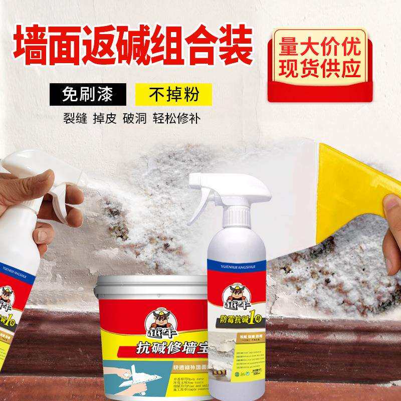 除碱剂墙面反碱草酸墙面反碱克星除碱齐去碱剂墙面防潮抗碱补墙膏