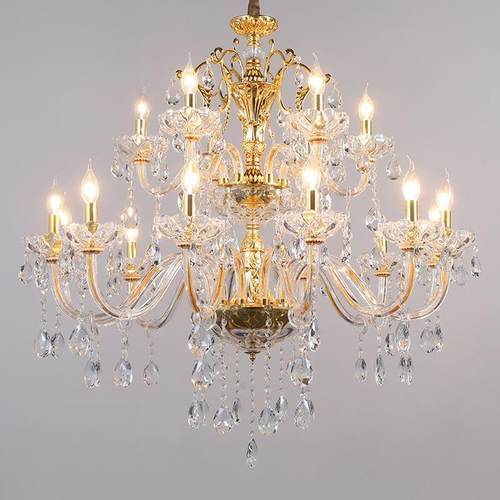 客厅吊灯欧式餐厅灯卧室水晶灯简欧大气别墅家居蜡烛灯具灯饰