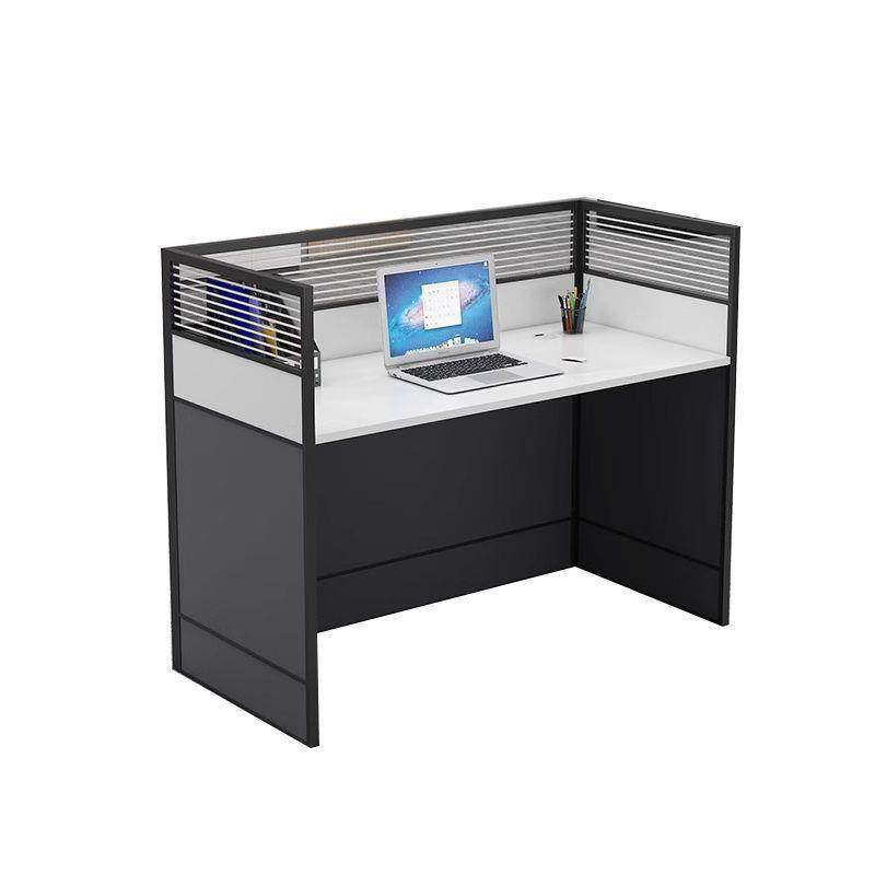 办公室员工办公桌子简约现代多组合工位桌双人简易隔断屏风办公桌